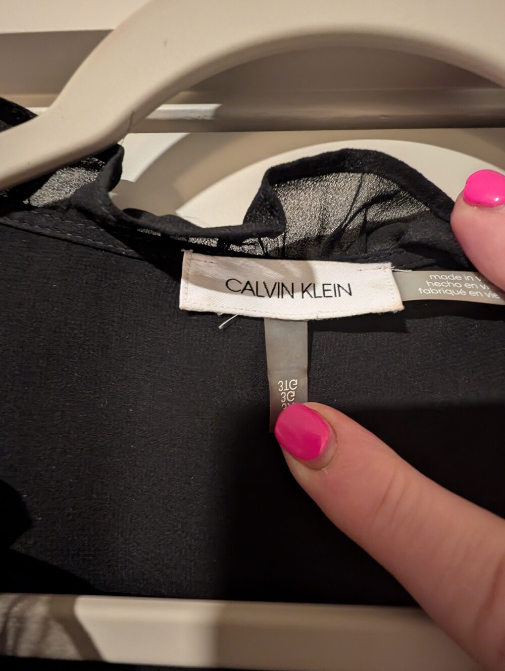 Calvin Klein Flowy Blouse - Picture 2 of 6